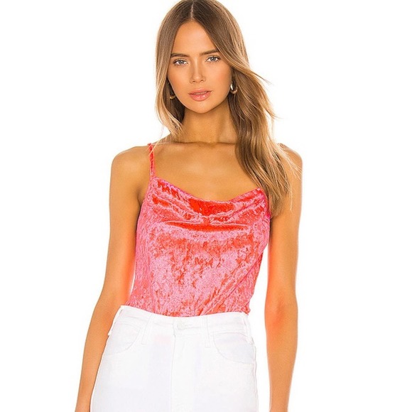 Amanda Uprichard Tops - AMANDA UPRICHARD Neon Pink Bodysuit